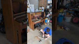 Piano Restoration  1927 Upright  Part 2 restoration piano instuments newmusic [upl. by Catlaina70]