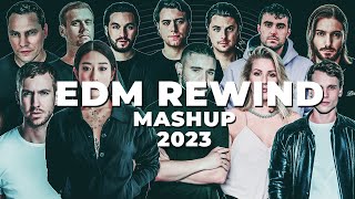 EDM REWIND MASHUP 2023  New Year Festival Mashup Mix 2024  by Daveepa [upl. by Nosretep]