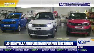 Ligier vient de sortir sa première voiture sans permis électrique [upl. by Akirehc44]