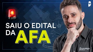 SAIU O EDITAL DA AFA PROVAS 7 DE JULHO [upl. by Essyla]