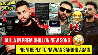 Karan Aujla In Prem Dhillon New Song  Prem Dhillon Reply Navaan Sandhu BadBoy Karan Aujla New Song [upl. by Weisburgh]