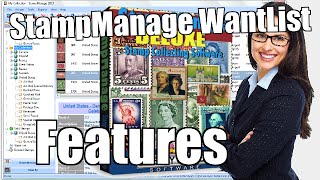 StampManage Want List Features  Philatelic Software [upl. by Elias]