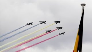 Fête nationale Belge  Défilé militaire du 21072016 [upl. by Bena]