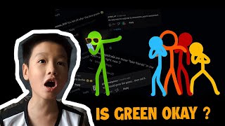 IS GREEN OKAY Influencer Arc  TbStream reaction [upl. by Delmor]