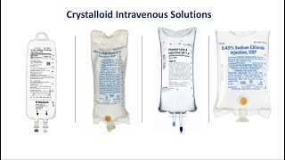 Intravenous Fluids Part 3 Crystalloid Intravenous Solutions [upl. by Bell182]