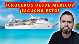 🇲🇽 Cómo reservar cruceros en México en 2024  Royal Caribbean NCL MSC y más [upl. by Lemej]