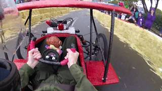 Fishguard soapbox derby 2018 from Go pro [upl. by Ispep]