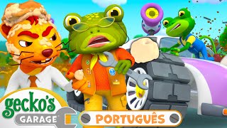 Vovó vs Equipamentos  Temporada 4 Episódio 10  Garagem do Gecko  Desenhos Animados em Português [upl. by Airasor]