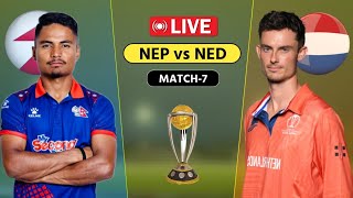 Nepal vs Nederlands Live World Cup  NEP vs NED Live  T20 World Cup 2024 cricketlive [upl. by Nnylatsyrk32]