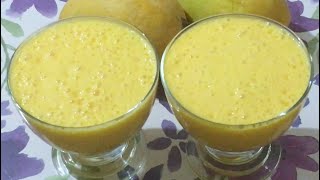 আমের লাচ্ছি । Mango Lassi Bangla Recipe By Sonia’s Kitchen Diary  Mango Drink Recipe [upl. by Eatnuahc790]