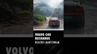 We have finally reached Mawsynram driving a Volvo C40 Recharge shorts [upl. by Obellia268]