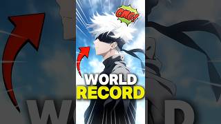 5 WORLD RECORD IN ANIME 😱 anime gojo [upl. by Adahsar]