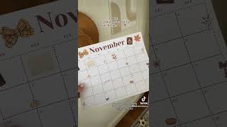 Free November calendar for you 🫶🏻 lovebylaurcom to download freeprintables plannerpeople [upl. by Yuji]