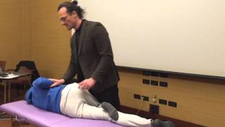 Sacroiliac Joint HVLA Manipulation Osteopathic and Chiropractic [upl. by Oinotnaocram]