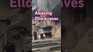 Amazing Ellora caves great place to see heritage temple architecture travel [upl. by Nosreip]