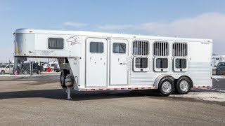 2001 SOONER 4H GOOSENECK TRAILER  Transwest Truck Trailer RV Stock  5U180125 [upl. by Blanchette]