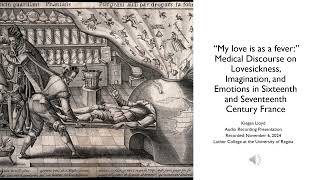 Medical Discourse on Lovesickness Imagination and Emotions in SixteenthSeventeenth Century France [upl. by Lightman323]