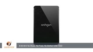 Archgon SKY USB 30 1TB External Hard Drive Black MH2619U3K  ReviewTest [upl. by Kolosick929]