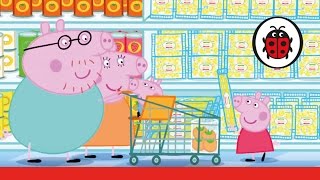 Peppa Pig Lets Go Shopping Peppa Storybook [upl. by Pacian]