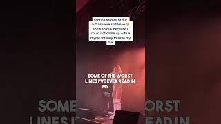 Sabrina Carpenter asking fans to write a Nonsense outro for her concert [upl. by Warde]