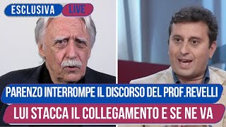 Revelli Esasperato abbandona lo studio dopo le continue interruzioni di Parenzo [upl. by Owens]