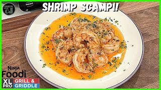 NINJA FOODI GRILL AND GRIDDLE SHRIMP SCAMPI RECIPE [upl. by Donnie]