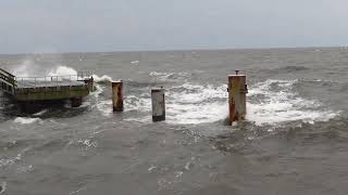 Sturmflut Hochwasser an der Ostseeküste  Insel Usedom und Umgebung [upl. by Jotham]