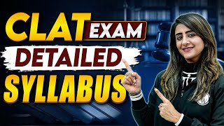 CLAT Exam Detailed Syllabus🤔🤩 CLAT Exams PWCLAT [upl. by Vastha]