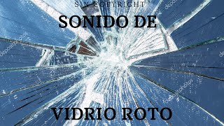 🧿VIDRIO ROMPIENDOSE efecto de sonido🧿  glass breaking sound effect [upl. by Ottillia]