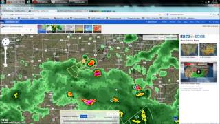 6162013  Illinois RADAR pulse  HAARP ringquot produces Tornadoes REALTIME [upl. by Nodnarg]