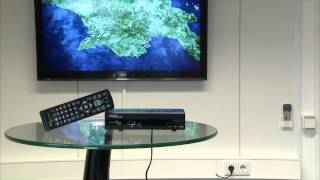 esoSAT SatellitenFlachantenne FA310HD mit digitalem SingleLNB [upl. by Lamori]