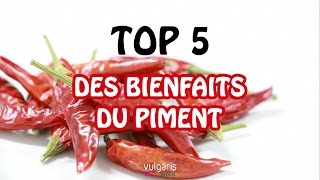 TOP 5 des bienfaits du PIMENT [upl. by Anele]