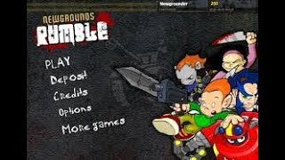 NEWGROUNDS RUMBLE FULL GAME OMFG DIFFICULTY  ALL CHALLENGE MODE COMPLETED [upl. by Mloc]