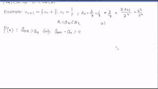 Application of Bounded Monotonic Sequence Theorem and Mathematical Induction Fall 2015 [upl. by Lat]