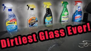 The ULTIMATE Glass Cleaner Test  Which one is the BEST [upl. by Inalan659]