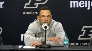 Purdue Football Press Conference  Nov 11 2024 [upl. by Cirdla424]