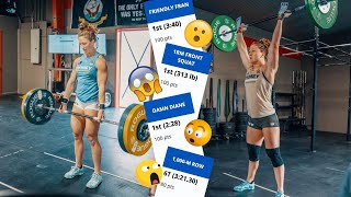 TiaClair Toomeys Insane Day 1 ALL 2020 CrossFit Games Events [upl. by Ikcin878]