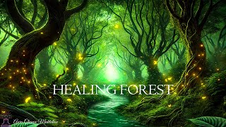 HEALING FOREST AMBIENCE  432Hz  963Hz  Miracle Tones  Attract Love Wealth and Miracles to You [upl. by Aleuname]