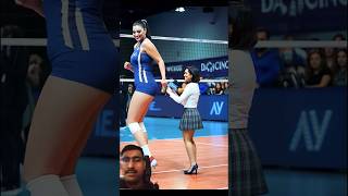 10ft Volleyball Player Steals theSpotlight with Dance Performance shorts [upl. by Enaillil]