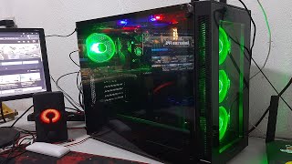 REVIEW  Gabinete Sharkoon TG5 Green Vidro Temperado 4mm Led Fan 12cm ATX [upl. by Henden]