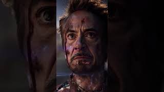 Iron Man’s Snap  Tony Stark Kills Thanos and Save The Whole World Iron Man Death Scene shorts [upl. by Tecil627]