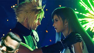 Cloud and Tifa Confession and Kiss and Barrets reaction  Final Fantasy VII Rebirth 2024 [upl. by Savart]