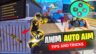 AWM TIPS AND TRICKS FREE FIRE 🔥 FREE FIRE AWM PRO SETTING🎯TOTAL GAMING  B2K FREE FIRE SETTING [upl. by Conlan]