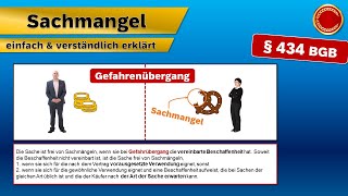 § 434 BGB  Sachmangel beim Kaufvertrag  👨🏼‍🎓 EINFACH ERKLÄRT 👩🏼‍🎓 [upl. by Delphinia]