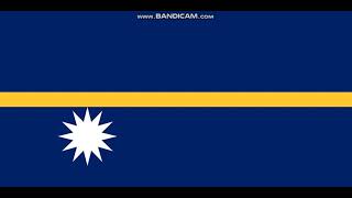 Nauru Flag And National Anthem [upl. by Maisey346]