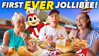 British Parents Try Jollibee For FIRST TIME in The Philippines [upl. by Danuloff180]