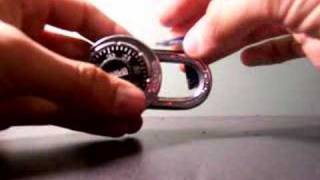 Shim a combination lock in under 15 seconds [upl. by Ahsemo]