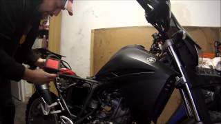 Wymiana filtra powietrza Yamaha XT 660 R  X Replacing the air filter Yamaha XT 660 R  X [upl. by Leonanie]