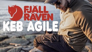 NEW Fjällräven Keb Agile  Comprehensive test and review by a leg model [upl. by Kier]