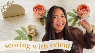 How To Use the Scoring Stylus on Cricut Maker [upl. by Ezalb226]